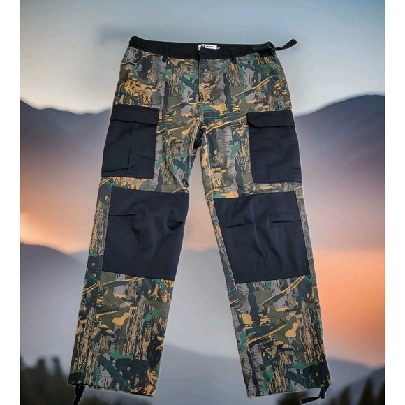 Monet Skateboards Other - 🪖Monet Skateboard Pants Mens 34 (fits 38x30) Camo Cargo Streetwear Baggy NWOT